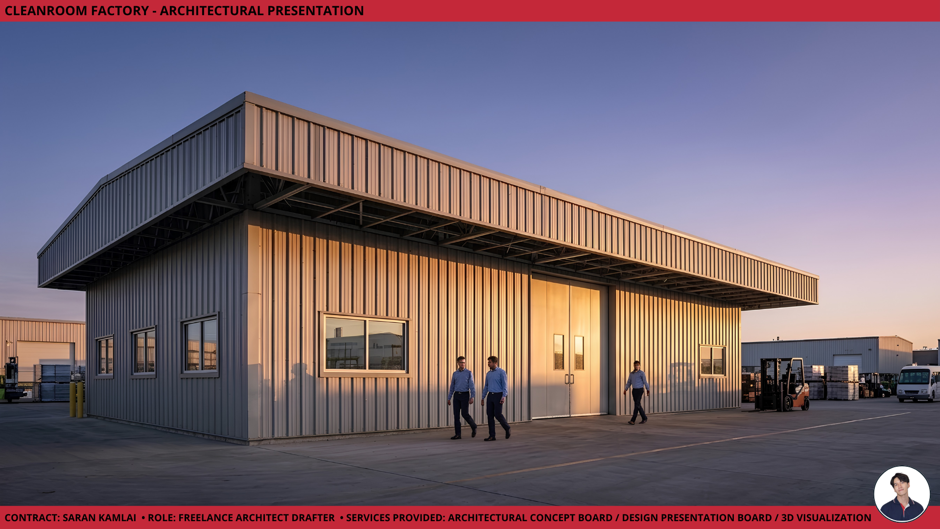 Cleanroom Factory — Exterior View